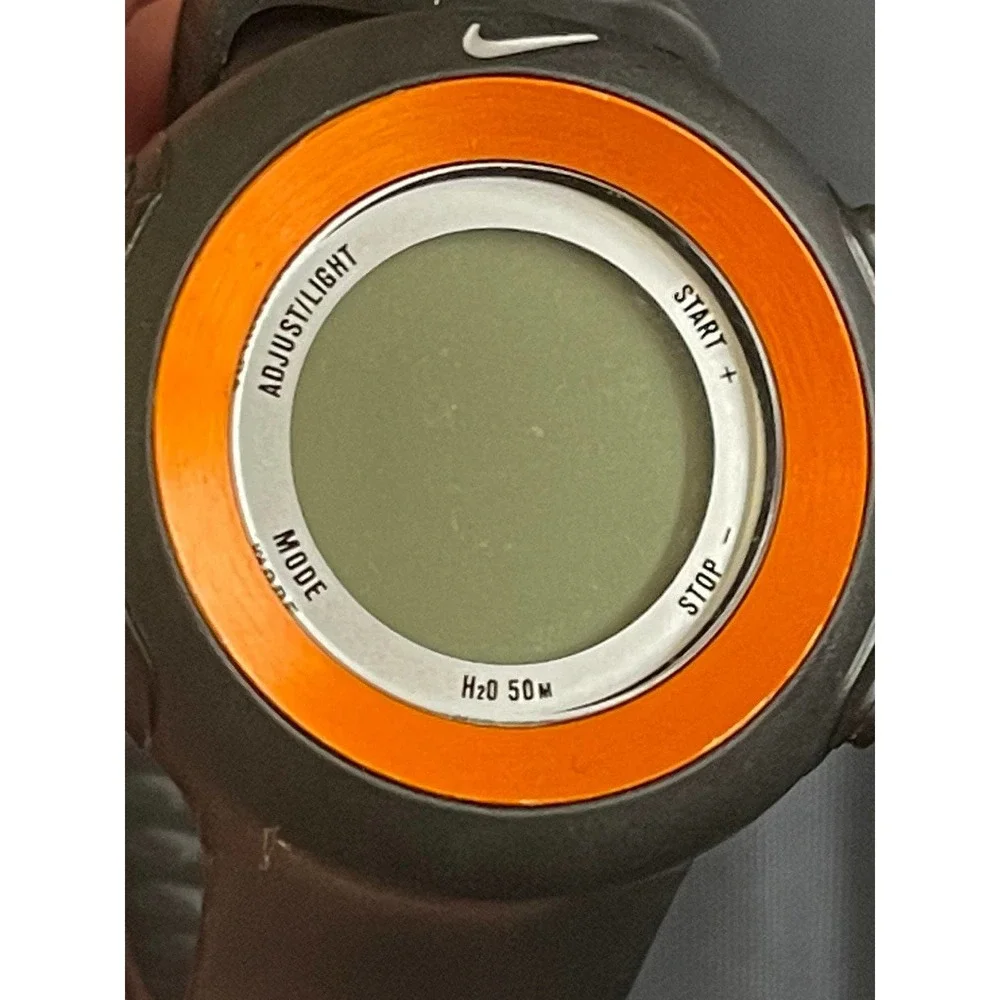 Rare Genuine Nike‎ Gorge WK0010 Women's Orange Watch Digital Chronograph